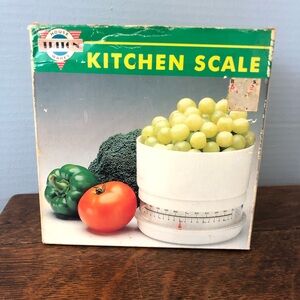 Triton White Kitchen Food Weigh Scale